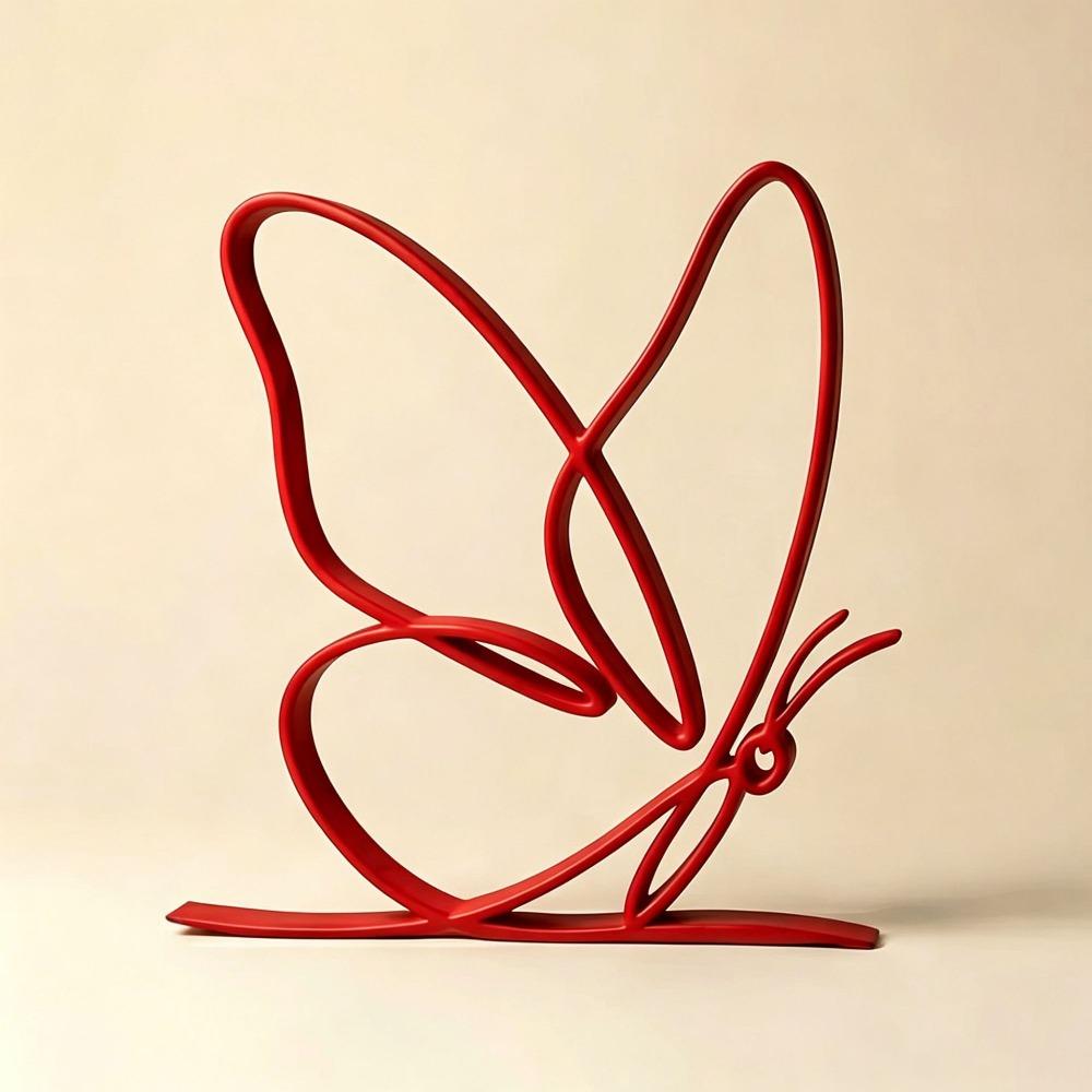 Modern Butterfly Abstract Ornament 3D Printed Butterfly Vibe Table Craft Entryway Accent