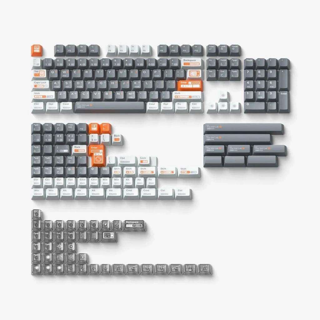 NuPhy - The EM Lab Cherry Profile Dye-sub PBT Keycaps - Keycaps PBT Cherry Profile The EM Lab All In One