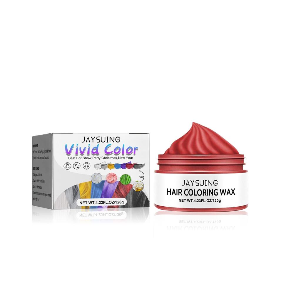 Crème colorante pour cheveux, cire pour cheveux, cire colorée pour cheveux, teinture naturelle pour cheveux, développement de la couleur sans abîmer les cheveux, 120 g
