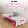 Klearlook Monitor Stand, Desk Stand, 50kg Weight Capacity, Foldable, Three Width Adjustable, Laptop Stand, Monitor Stand, Desk Stand, Keyboard