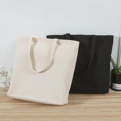 High-Quality DIY Cartoon Canvas Tote Bag with Large Capacity