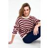 NAOKO Frosted Wine Sweater
