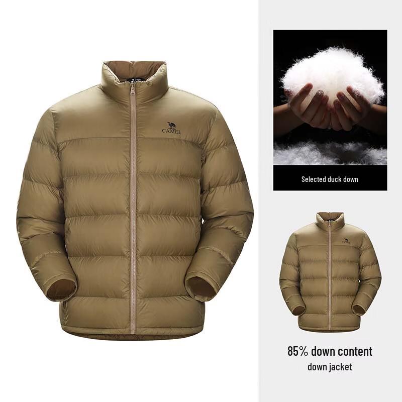 Camel Men s Lightweight High Loft Down Jacket A13CAXX085B XL