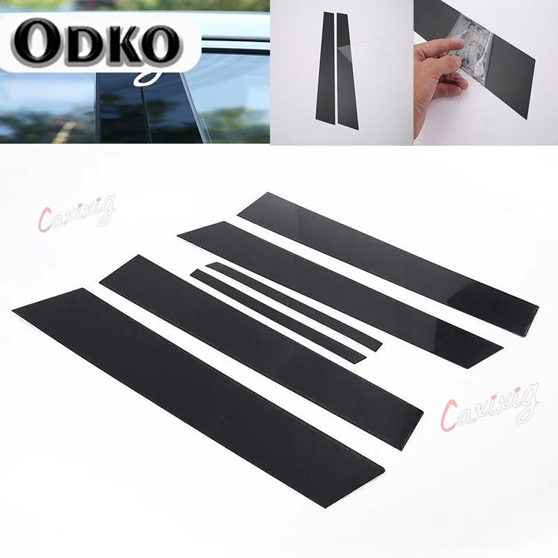 Car Door Window Trim Pillar Posts Molding Cover Stickers for Honda Civic 2006 2007 2008 2009 2010 2011 Molding Cover Stickers