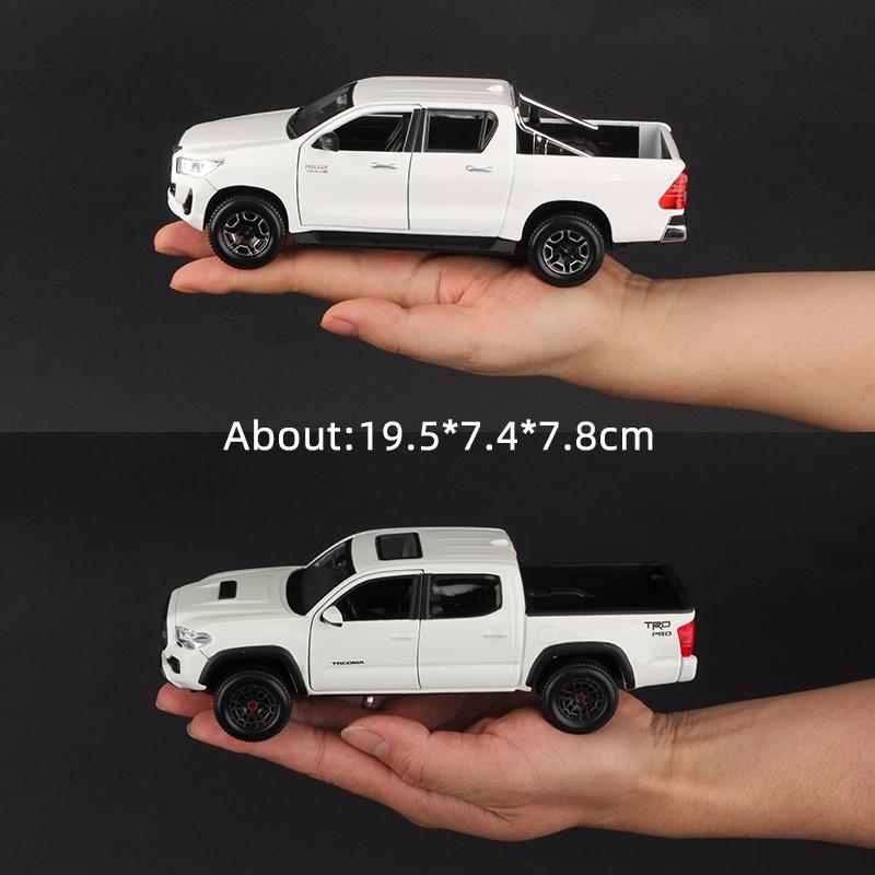 RE33Maisto 1:27 Toyota Pickup Truck Alloy Car Model Hilux Tacoma TRD Pro Die Cast Sports Diecast Vehicles Toy