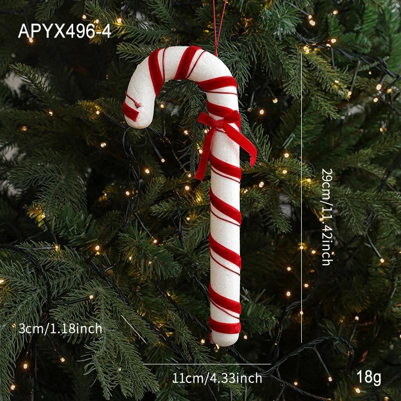 Christmas Foam Ornaments Festive Holiday Decorations Festive Foam Peppermint Candy Cane Ornament For Christmas Tree For Festive