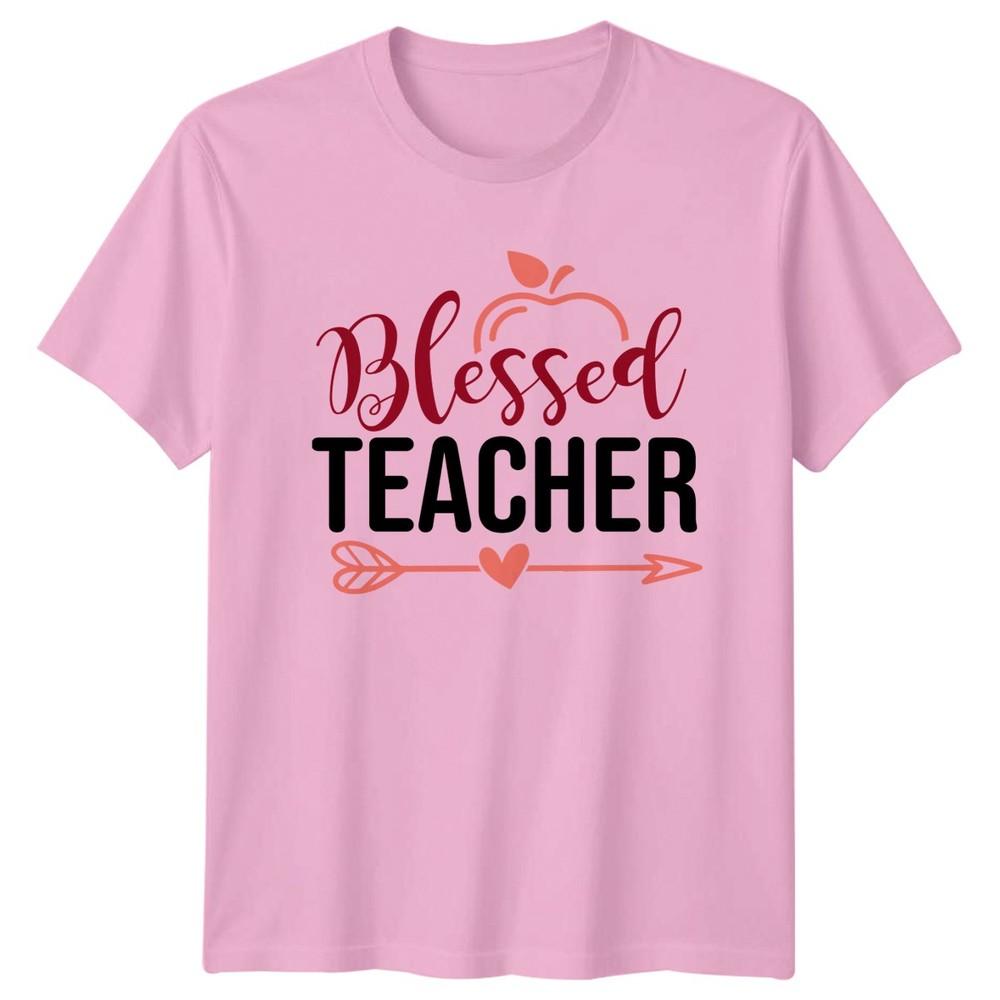 Blessed Teacher Unisexs TShirt Teacher Appreciation Education Gift For Her