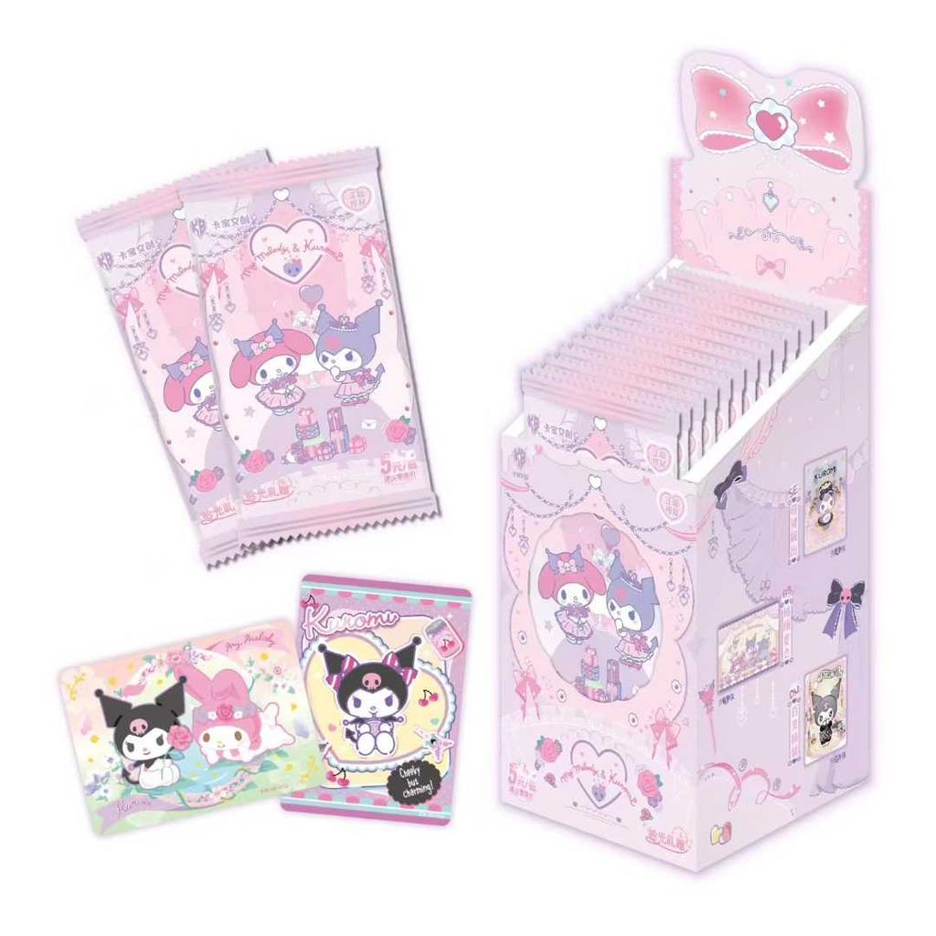 Genuine Sanrio Card Polaroid Wandering and Picking Up Light Sanrio Family Life Diary  Anime Collection Card Toys Gifts