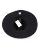 Yunibeosyeolkemiseuteuli Black Metal Long Wool Fedora Nv Metal Long Fedora