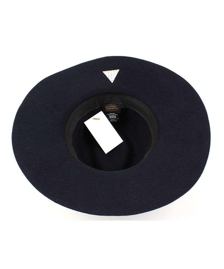 Yunibeosyeolkemiseuteuli Black Metal Long Wool Fedora Nv Metal Long Fedora