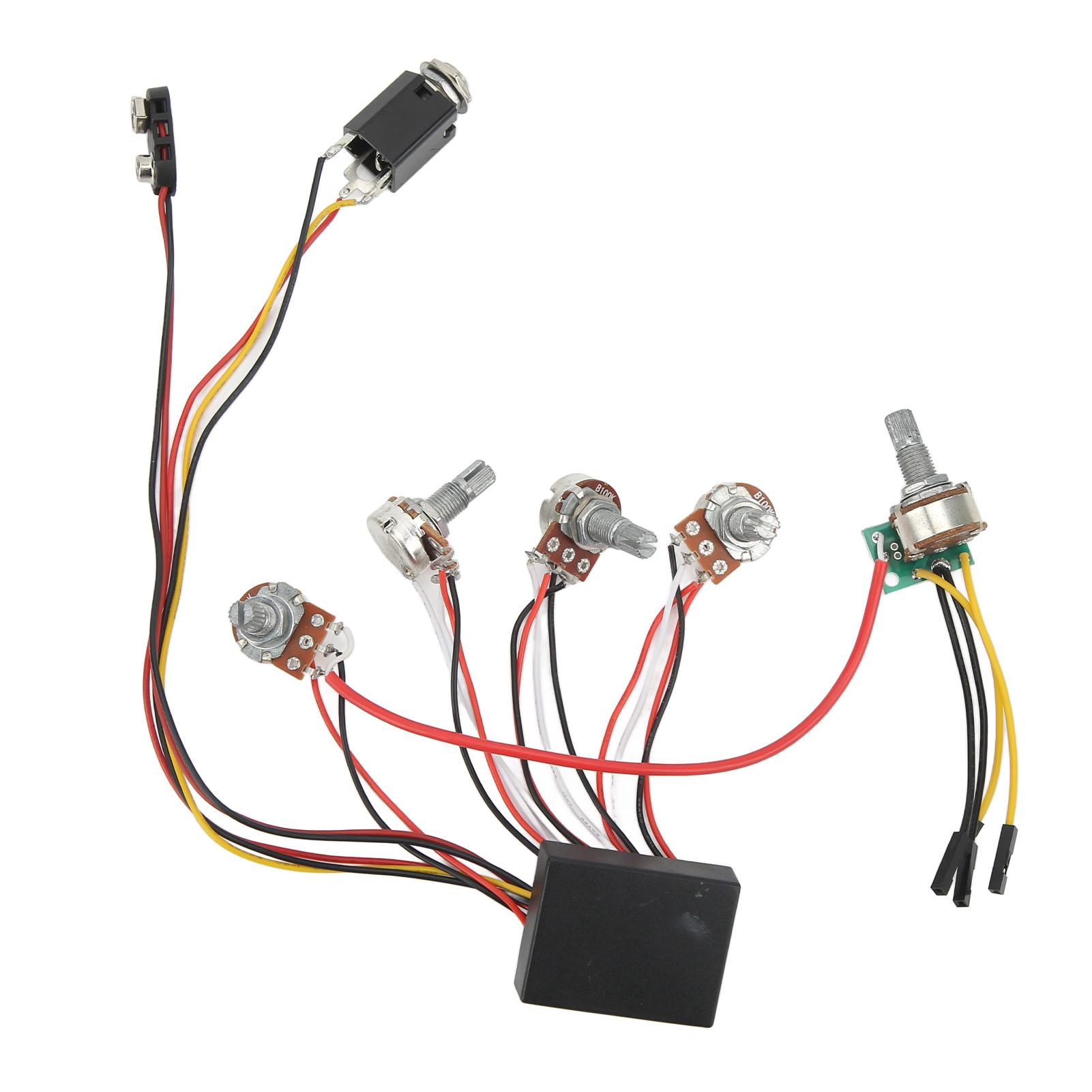 

3-полосный усилитель, жгут проводов, комплект проводов для цепи питания, аксессуары для электрогитары и баса