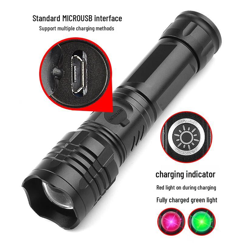 MengPao P50 Powerful Zoom LED Flashlight