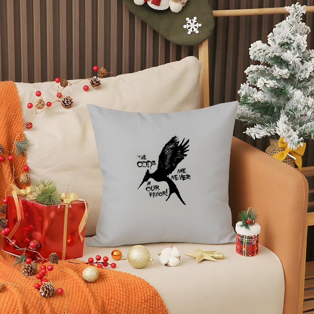 Classic Novel T-The Hunger Game Pillow Case Printing Pillowcase Living Room Sofa Cushion Cover Bedroom Room Decor