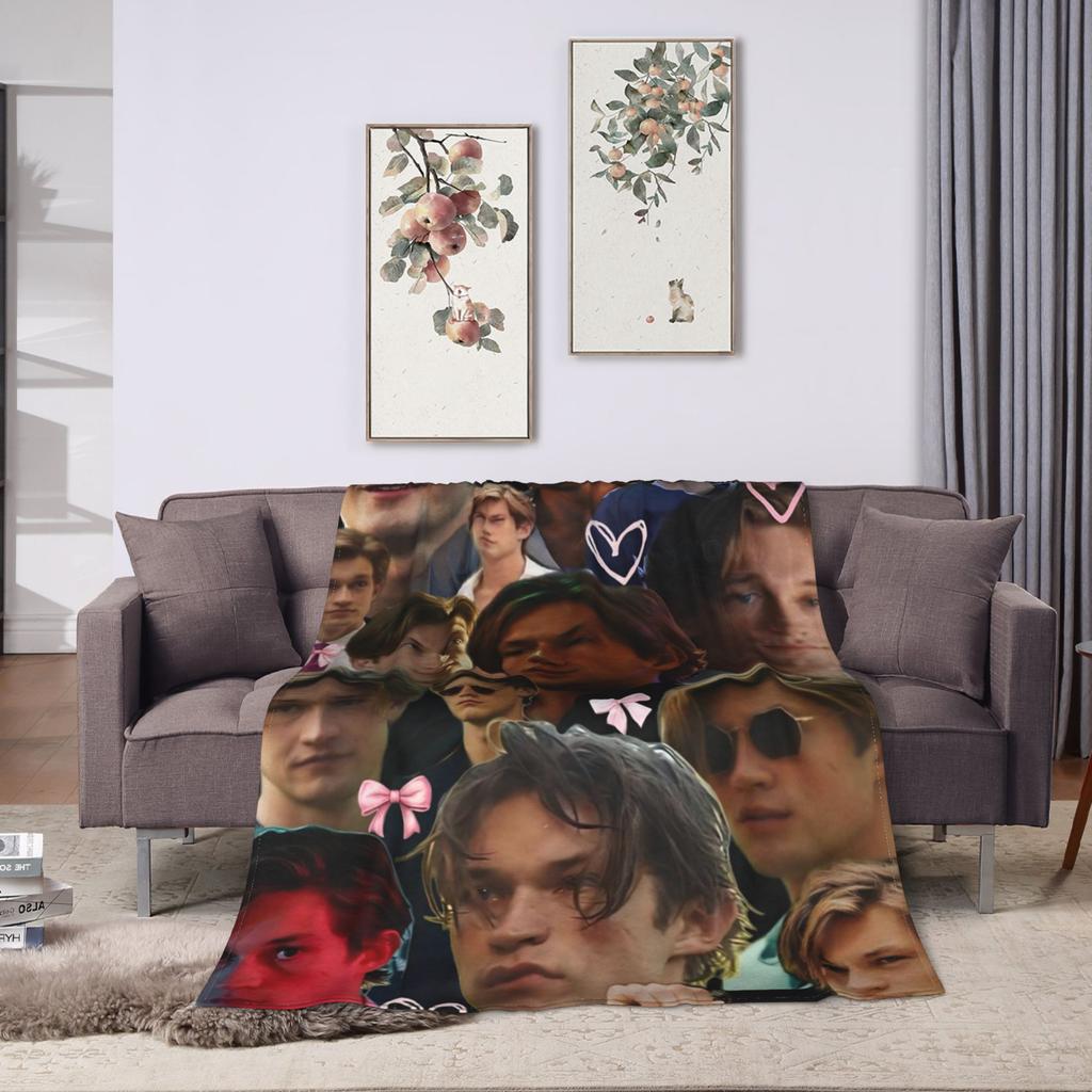 James Beaufort Blanket  Soft Warm Street Trend Plush Bedding Throws For Living Room Decorative Flannel Bedspread Bed Cover