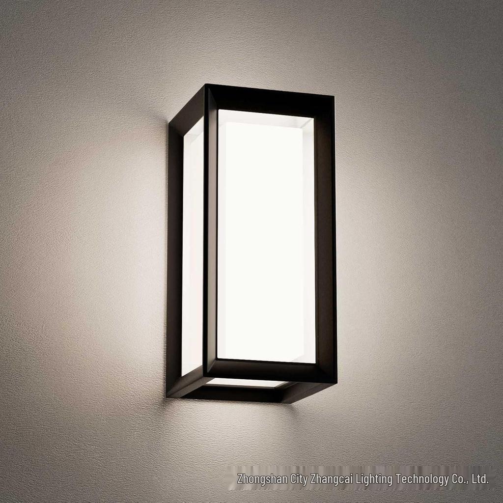 Waterproof LED Outdoor Wall Light with Sensor for Courtyard, Balcony, or Doorway