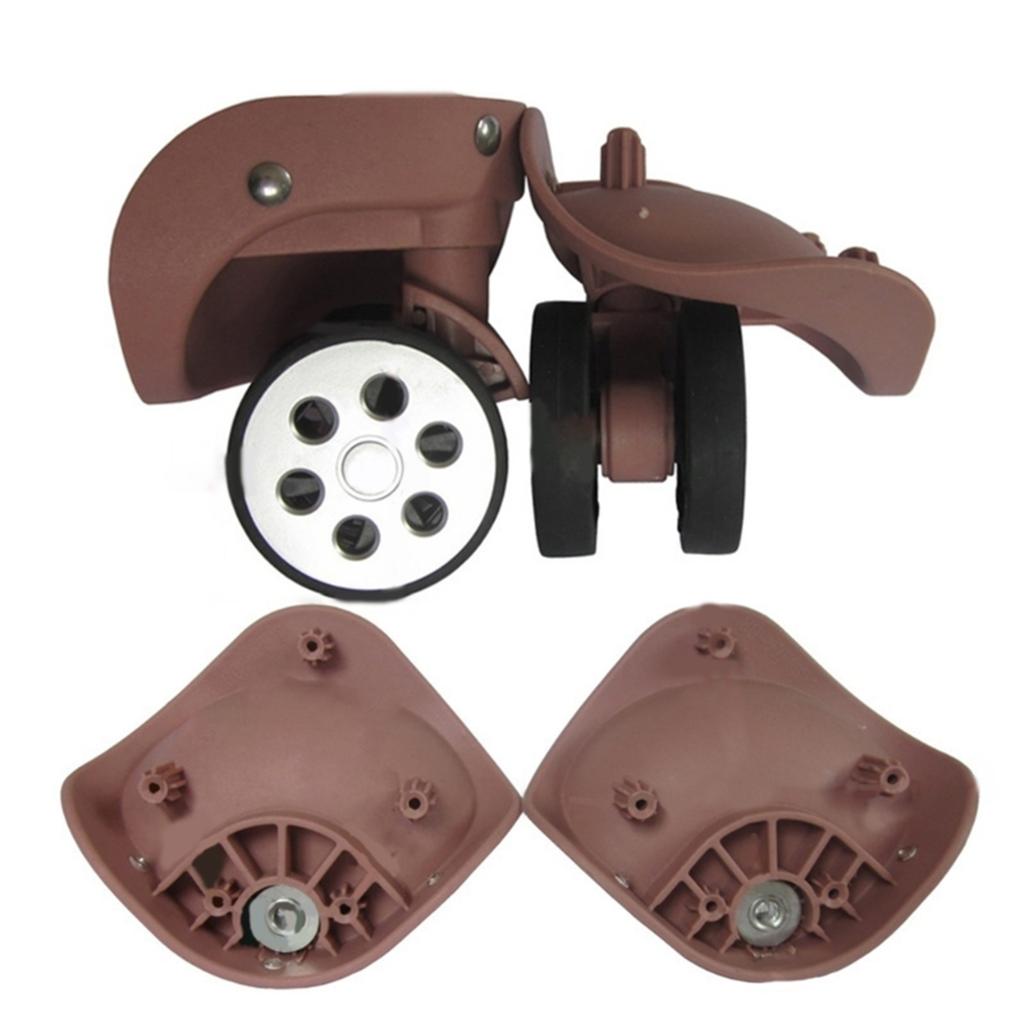 A79 Gepäckräder Koffer Doppelreihe Rollen Reparaturset 360° Spinner Rollen Schwerlastrad 1 Paar mit Schrauben