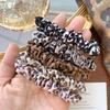2026 Fashion Leopard Print HairBand High Elastic Small Hair Ties Rope Ponytail Headwear Women Creative Korean Hair Accessories