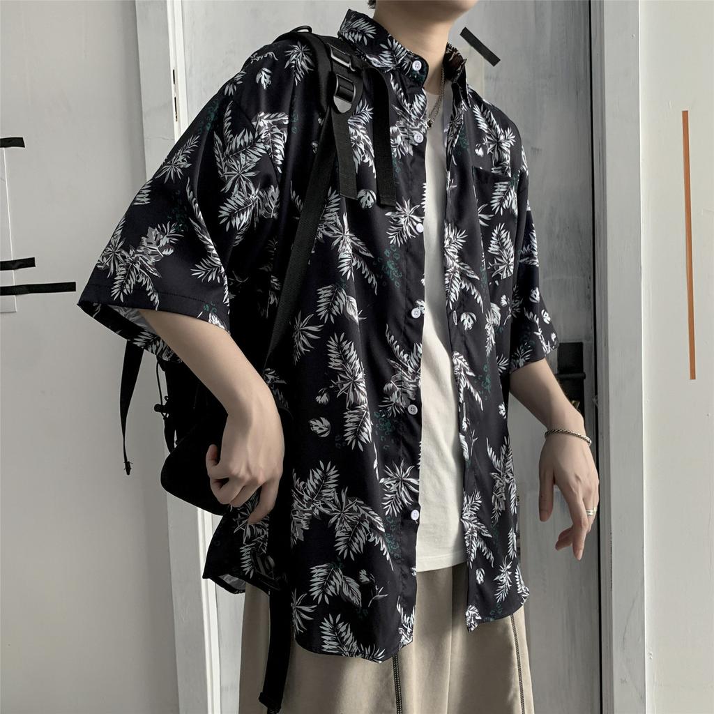 Men's Vacation Printed Short Sleeve Shirt