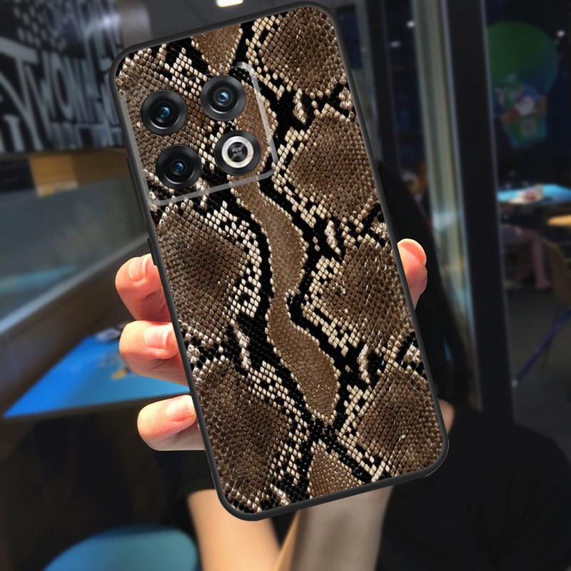 

Snake Texture Funda For OnePlus 13 12 R 11 9 10 Pro 8T 9RT 10T OnePlus Nord 4 CE 2 3 Lite N30 N20 Case OnePlus Nord CE 3