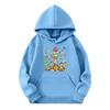 Child Fashion Lightweight Long Sleeve Pullover With Pockets  Print Hoodie