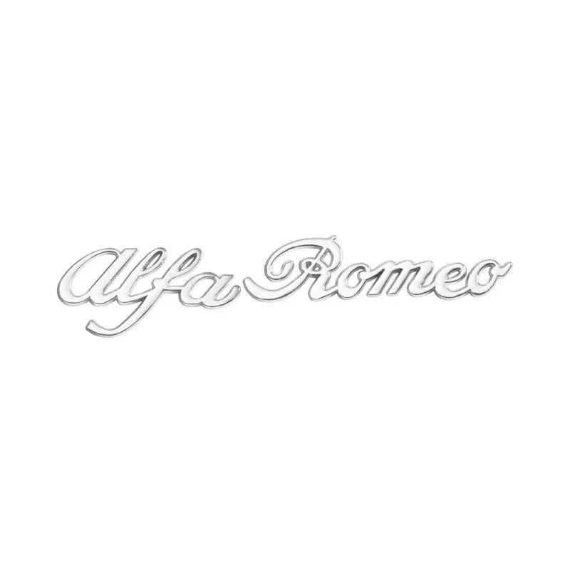 

Metal Alloy Car Body Sticker for Alfa Romeo 147 155 156 159 Mito Giulia GT Giulietta Auto Rear Trunk Emblem 3D Badge Decoration срібний