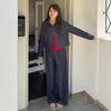 Zhi Xuan Plus Size Women's Korean Three-Piece Denim Set - Spring 2026 