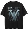 2026 Unisex T-Shirt Streetwear QUARTER 24 Skeleton Graphic