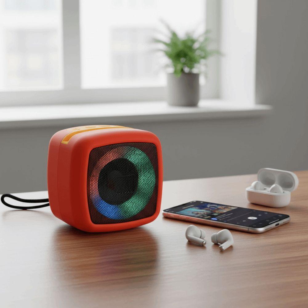 360 Stereo Sound Portable Speaker Rechargeable Battery Wireless Speakers Loudspeaker  Outdoor Use