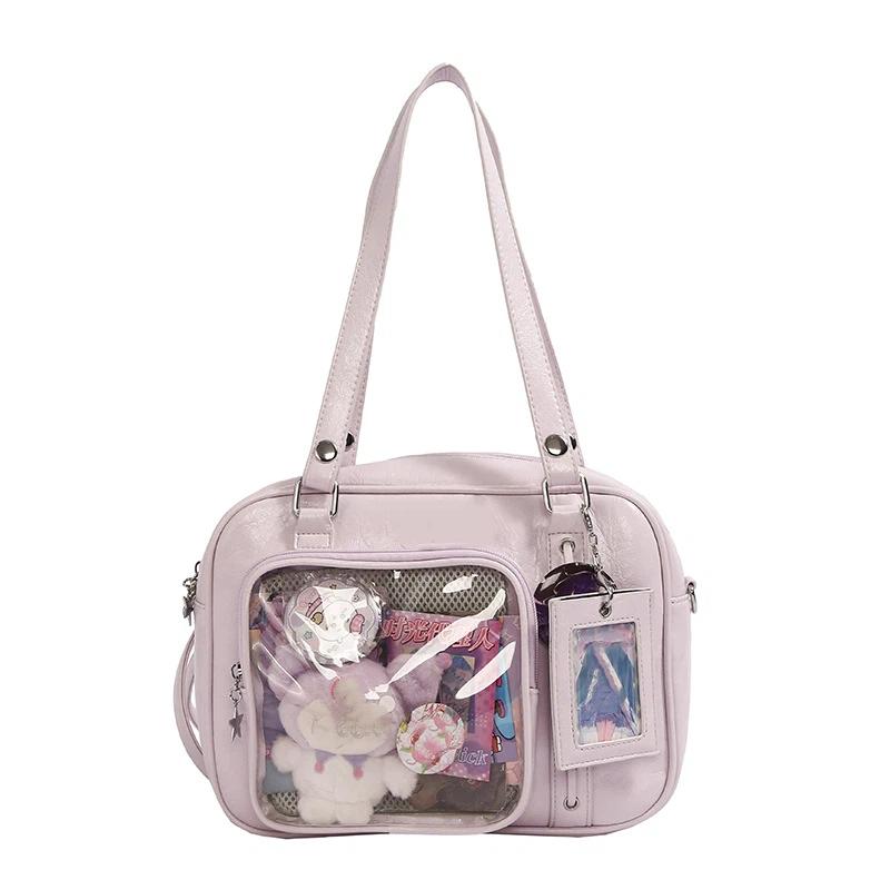 New Sweet and Cool Ita Bag Cute Kawaii Portable Shoulder Bag Comic Show Star Chasing Crossbody Bag Large Capacity Backpack
