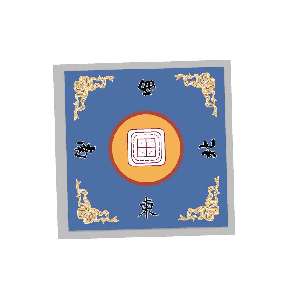 Mahjongg Mat Mahjong Game Table Cover for Tile Game Desktop Games Gathering