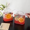 High Borosilicate Glass Handbag Style Cocktail and Tea Cup