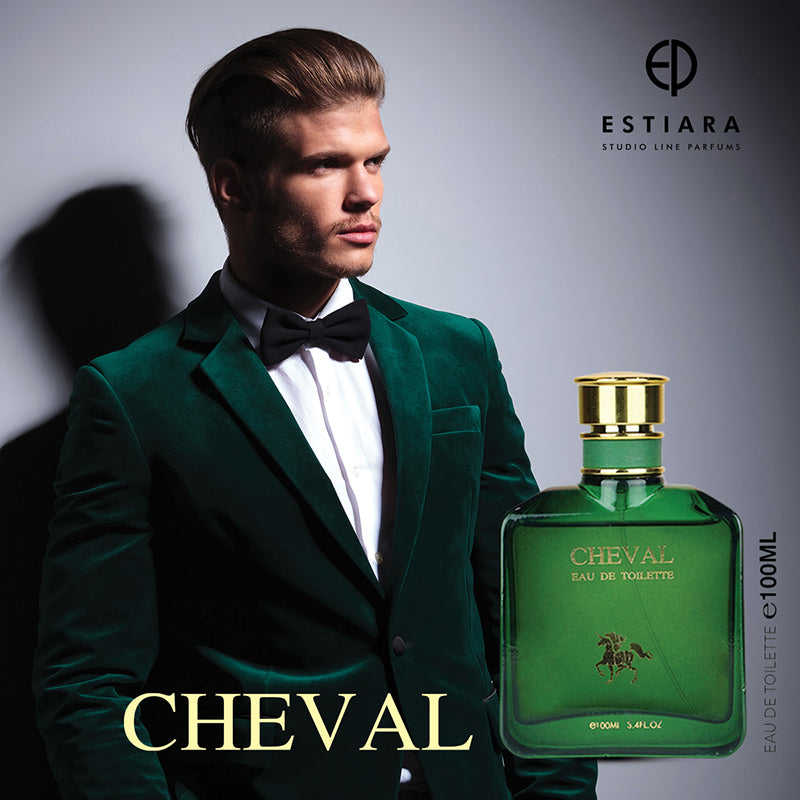 

CHEVAL GREEN Eau de toilette for men 100 ML -ESTIARA 100 ML