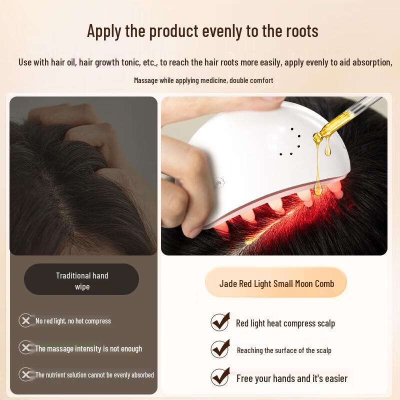 Ke'ai Yuansu Red Light Scalp Massager Comb CN plug (adapter included)