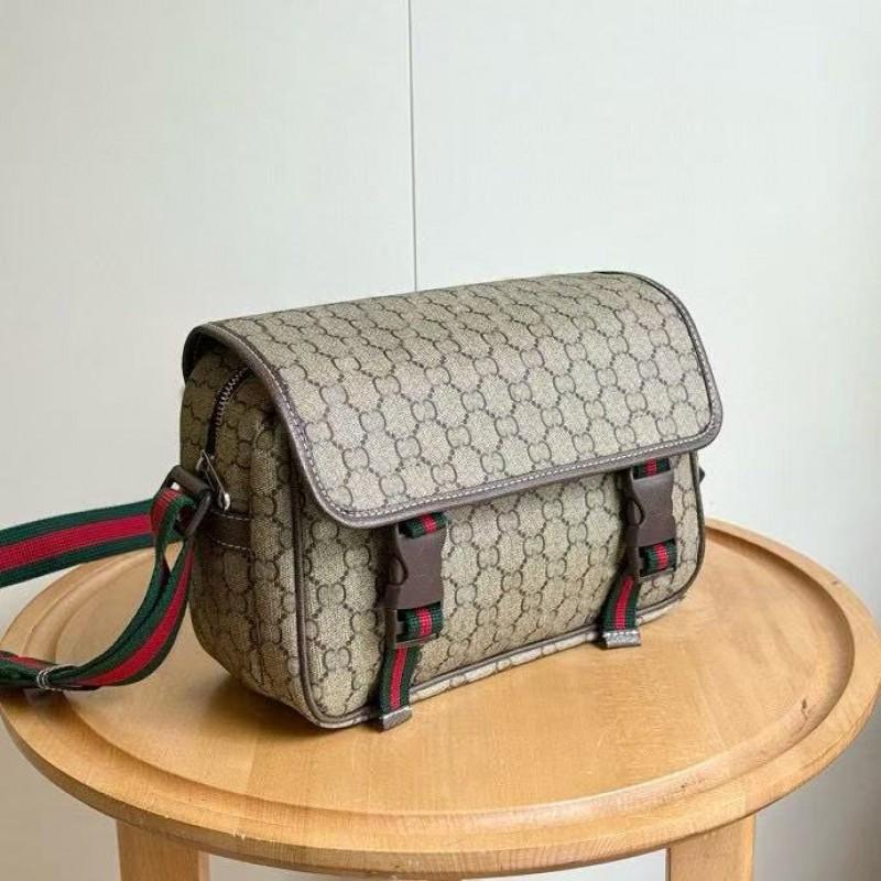 G Home New Men's Cross-body Bag Fashionable Leather Messenger Large-capacity One-shoulder Business Travel Flip