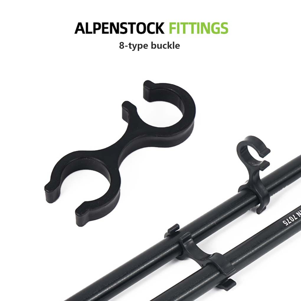 8 Shape Buckle Portable Replacement Universal Mountain Climbing Pole Fixing Clasp Connector Accessories