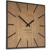 Exact Wooden Wall Clock, Oak, 40cm
