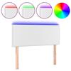 VidaXL LED Headboard Bedroom Furniture Single Bed Accessory Headboard Interior White 3121557