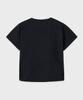 NOIRER FOR WOMAN Supima Cotton Luxe Crop T-Shirt (Black)