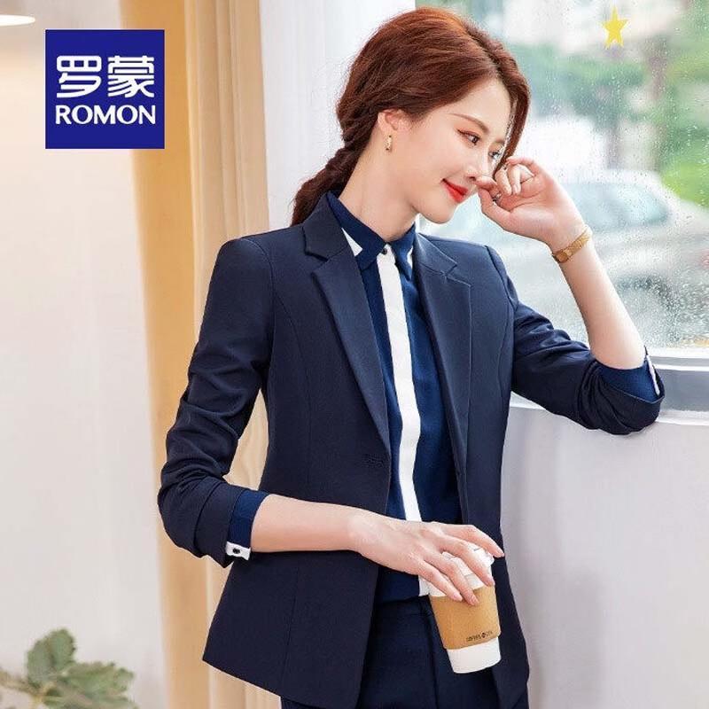 ROMON Women s Business Elegant Blazer L