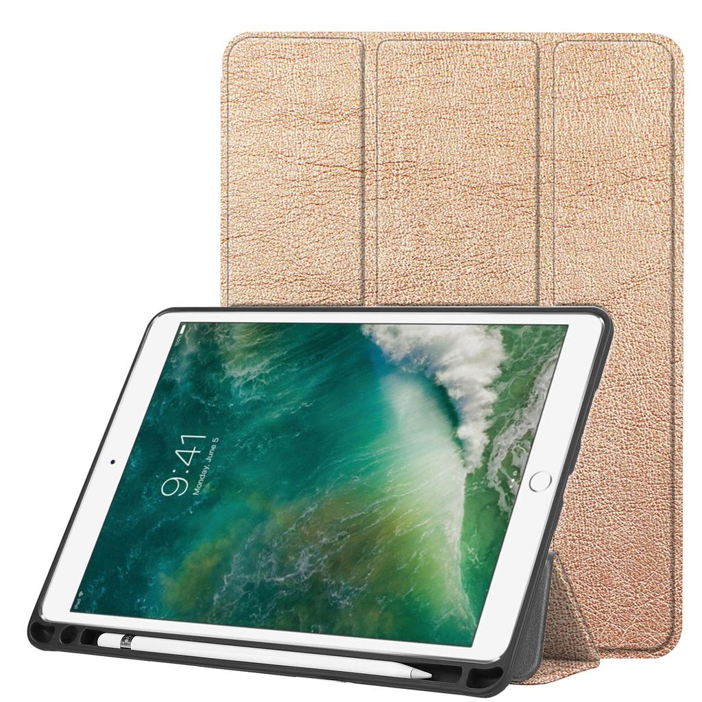 Huinan Tablet Case Pu Leather TPU Anti-Fall Slim Fashionable Newest Design Pencil Holder for iPad Air3 10.5 2019 iPad Pro