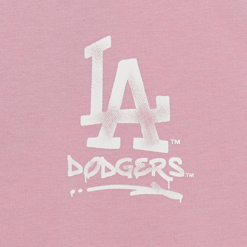 New MLB Los Angeles Dodgers Regular T Shirt Women's Purple 3FTSB5153-07PPM
