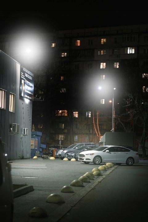 Large Outdoor Solar Led Street Lamp Powerful 600W Lantern Sensor