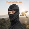 Motorbike Riding Full Face Mask: Summer Breathable Motorcycle Balaclava Neck Mask for Cycling Helmet Hood