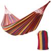 Red rope containing 260 * 100cm widened outdoor camping hammock, anti rollover canvas hammock, double thick hammock