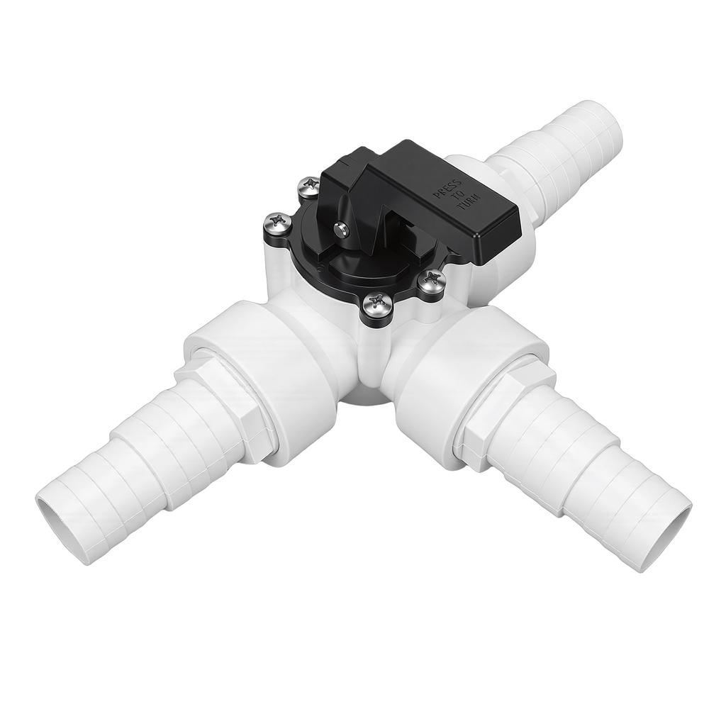 3 Way Swimming Pool Diverter Valve Hose Adapter Fit for Zodiac PVC G1 1 2 Female Thread 3 Way Water Hose Conversion Kit