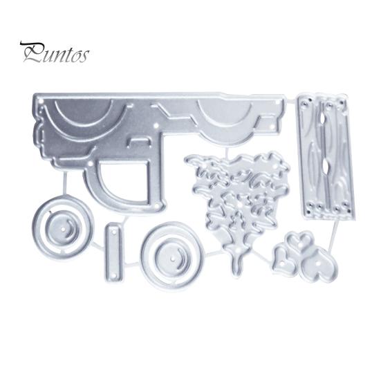 Fustella da taglio goffratura a forma di albero di Natale e auto Fai da te Stencil per Scrapbook Stampo Decorativo