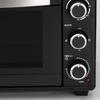 Mini Four Électrique 25L 1600W HKOENIG FO25 - Noir - 4 Modes De Cuisson - Thermostat Réglable Jusqu'à 230°C