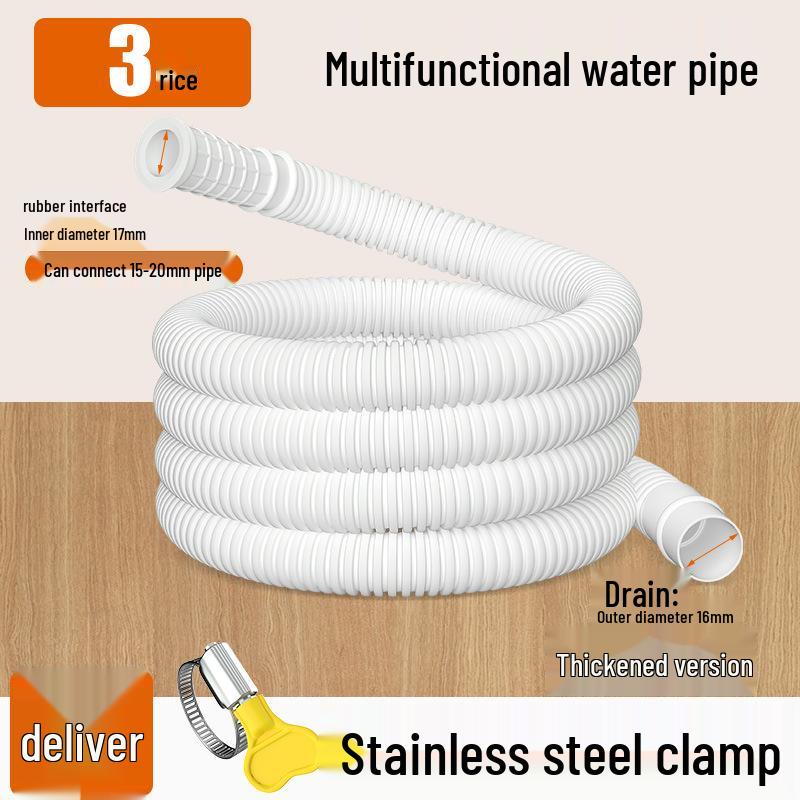 Thickened Air Conditioner Drain Extension Hose for Outdoor Units