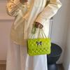 Casual Small Bag New Style for Women's Popular Crossbody Bag Fashionable Shoulder Bag Simple Chain Large Capacity Small Square Bag