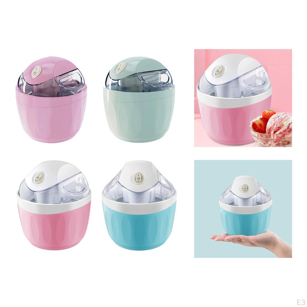 Eisbereiter Dessert Kompakt Haushaltsplatzsparend für Gelato, Gefrorenen Joghurt, Sorbet Gefrierschrank